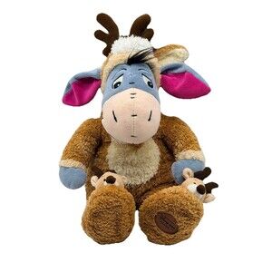 Eeyore In Reindeer Sleeper Pajamas 11” Plush Winnie  Pooh Disney Store Exclusive